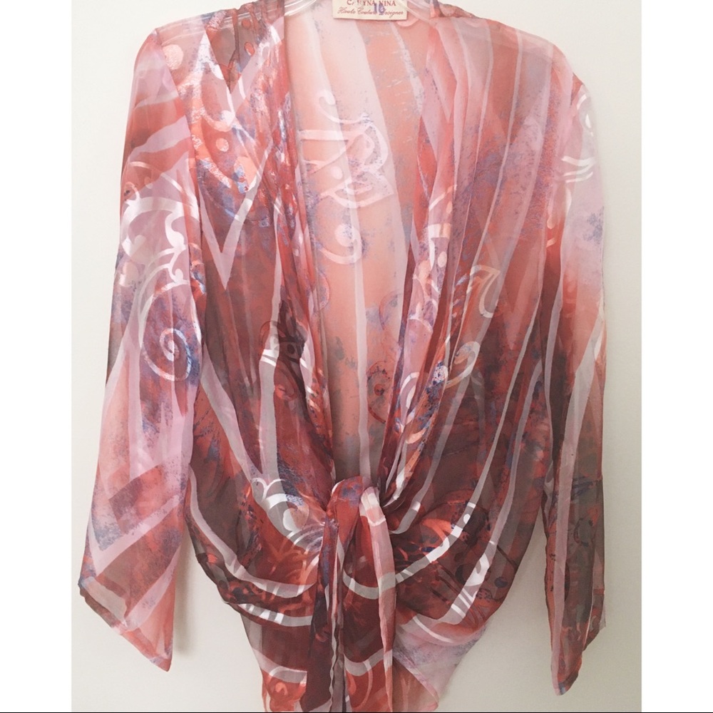 Caryna Nina Haute Couture shawl jacket